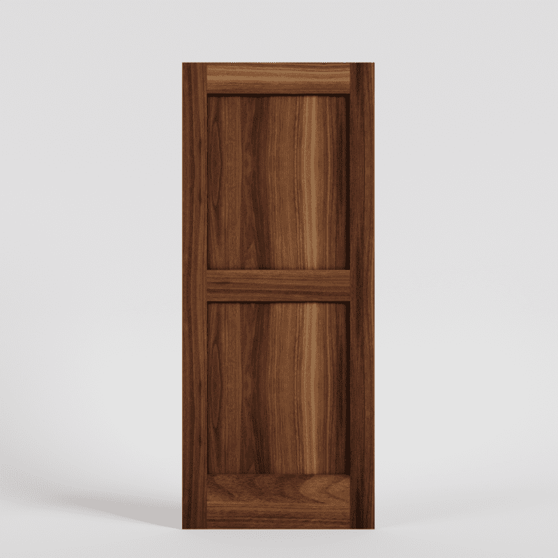 113 ShakerDoublePanelWalnut