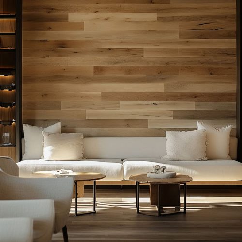 Ithaca reclaimed wood accent wall 2