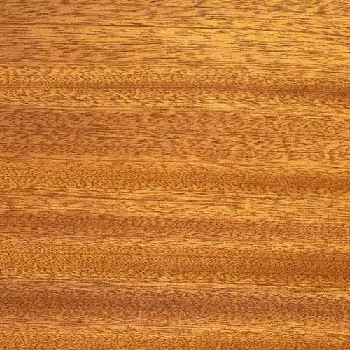 Sapele Mahogany Wood Sample with Clear Finish