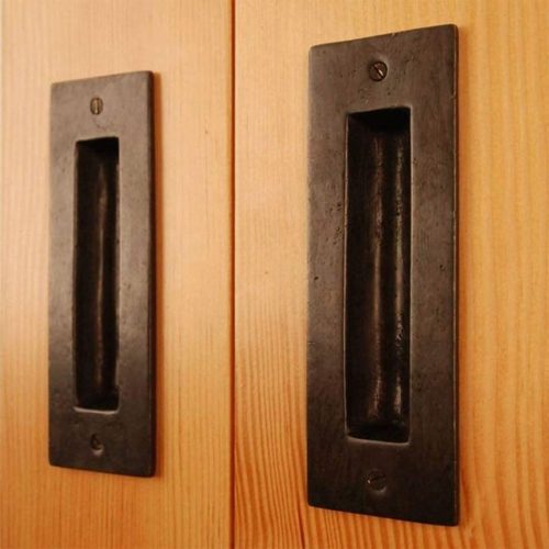 Solid Bronze Flush Sliding Door Pull Handles 2