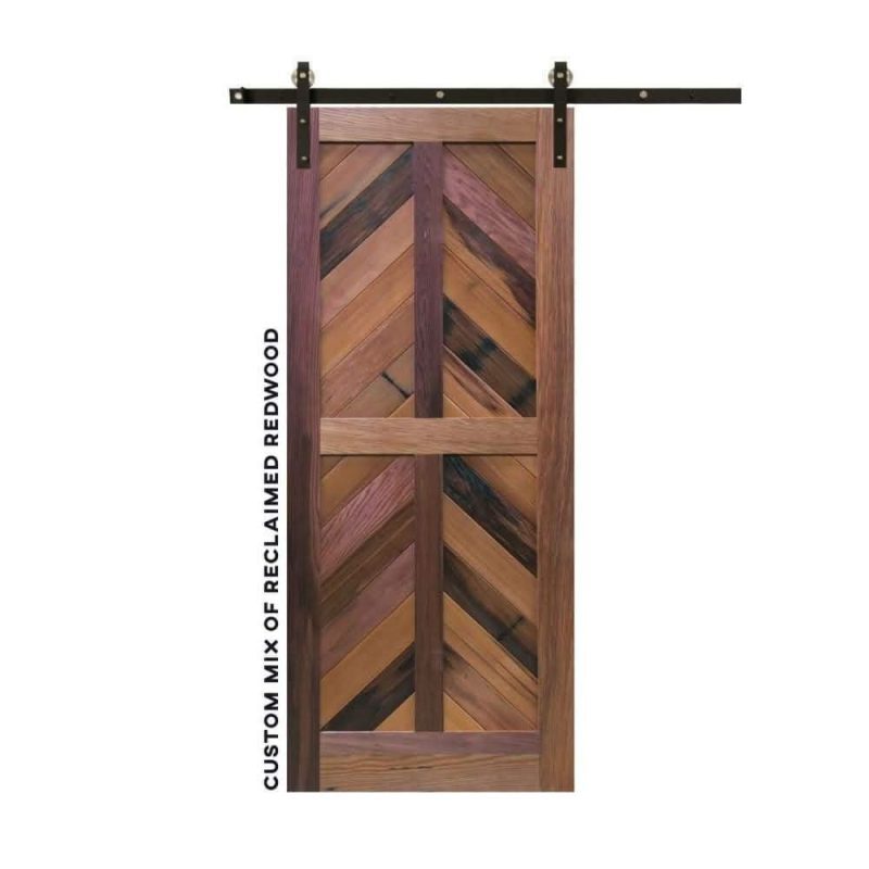 chevron four panel sliding barn door realcraft barn door 15581720182880