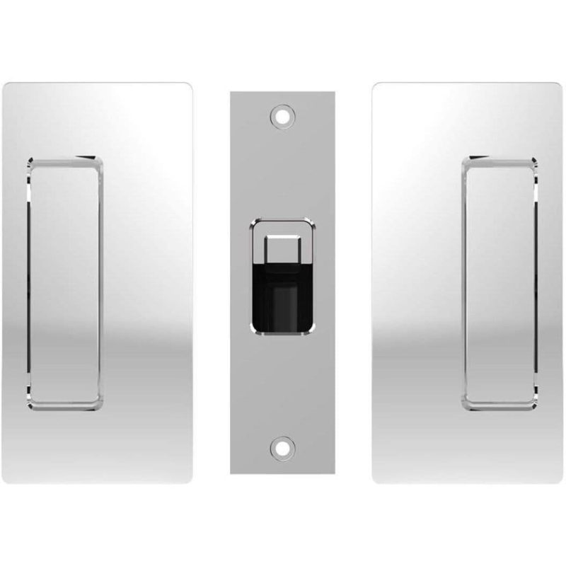 CL205 Pocket Door Lock & Handle - Sliding Barn Door Hardware by RealCraft