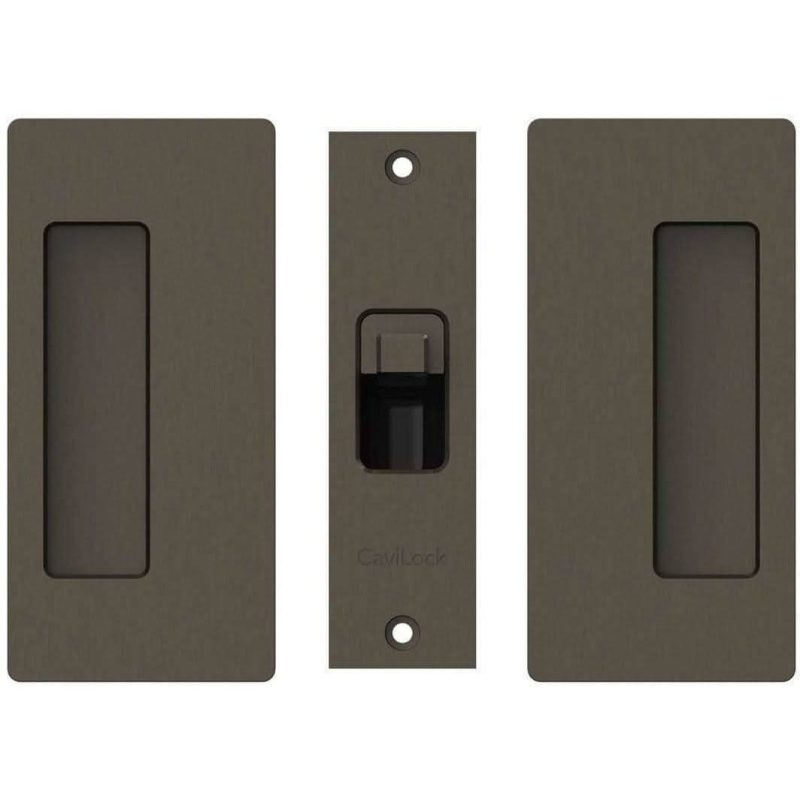 CL205 Pocket Door Lock & Handle - Sliding Barn Door Hardware by RealCraft