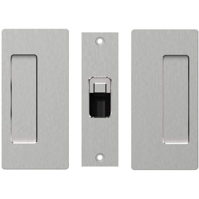 CL205 Pocket Door Lock & Handle - Sliding Barn Door Hardware by RealCraft