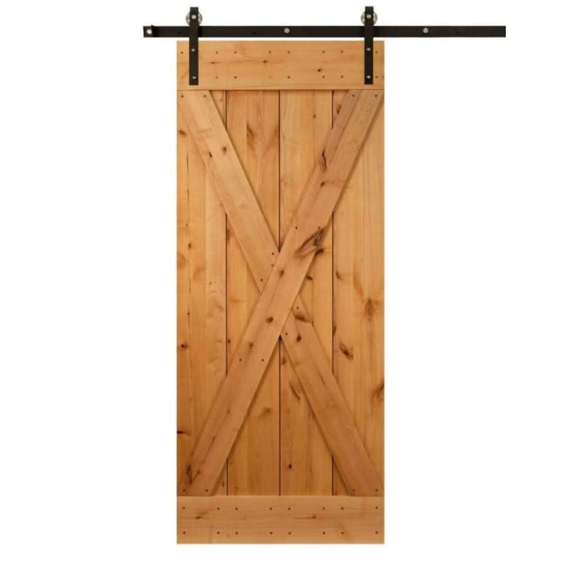 classic x brace sliding barn door kit realcraft barn door 15580726558816