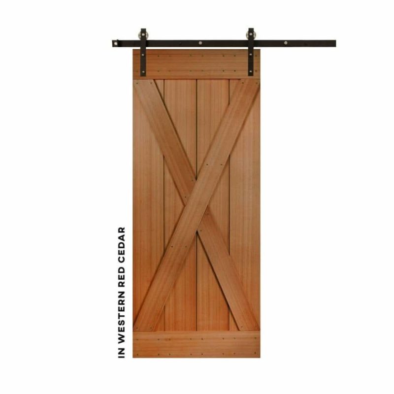 classic x brace sliding barn door kit realcraft barn door 15580891447392