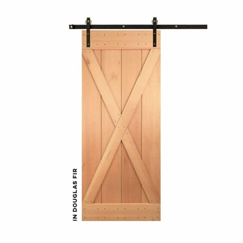 classic x brace sliding barn door kit realcraft barn door 15580947054688