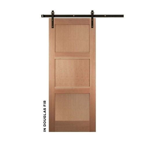 craftsman three panel sliding barn door realcraft 15582049763424