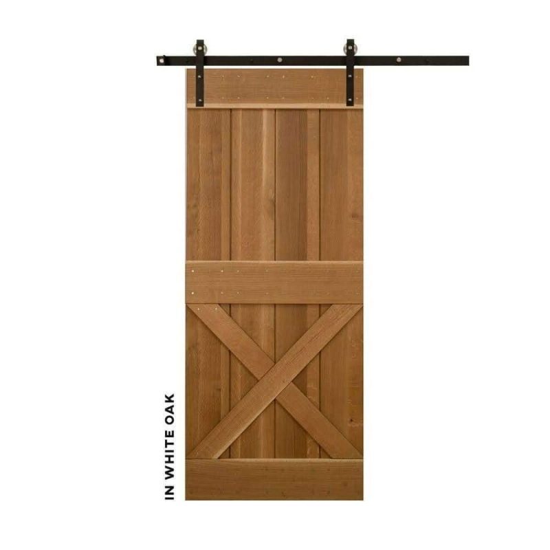 half x sliding barn door kit realcraft 15585484275808