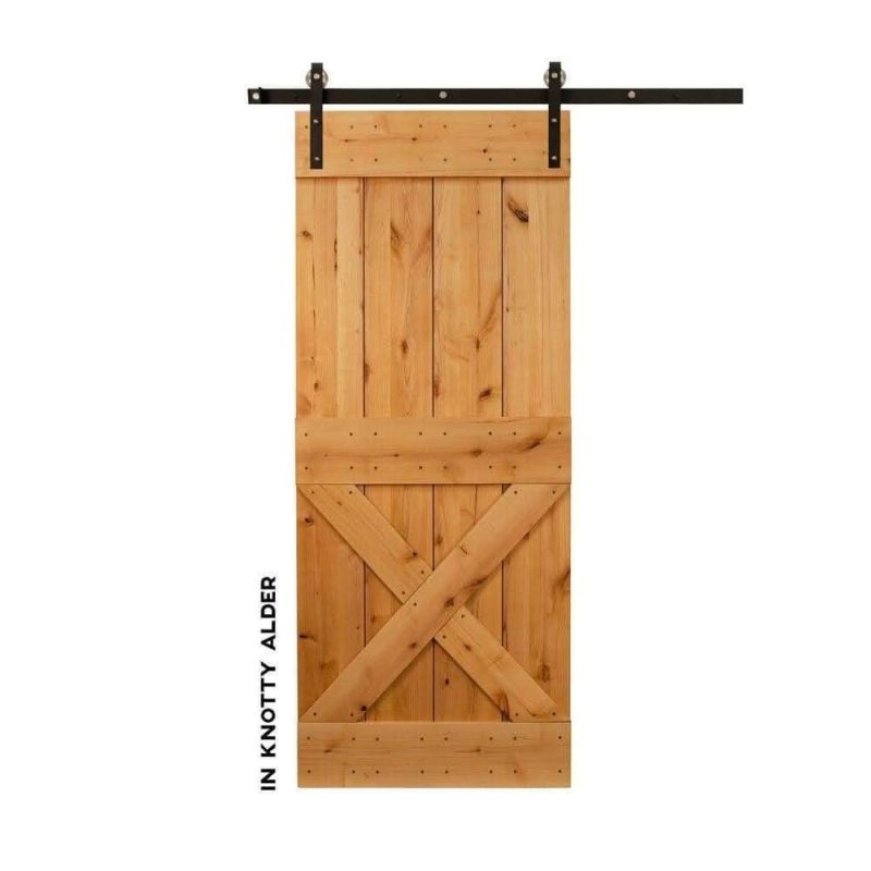 half x sliding barn door kit realcraft 15585534247008