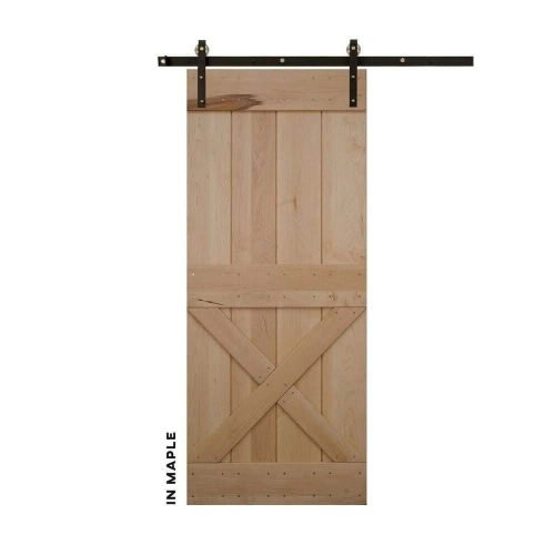 half x sliding barn door kit realcraft 15585624555616