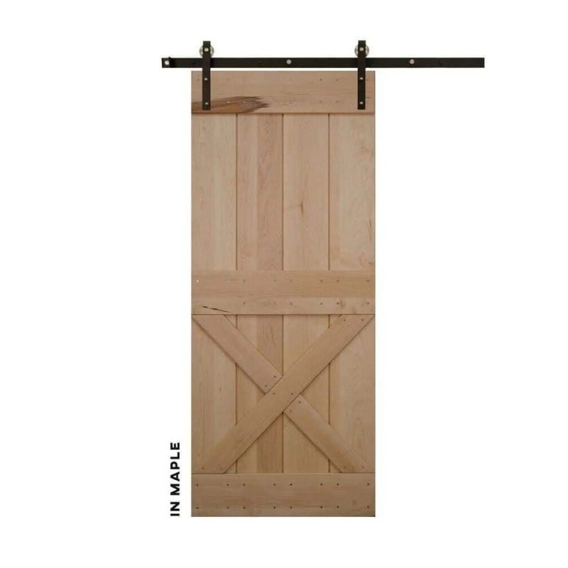 half x sliding barn door kit realcraft 15585624555616