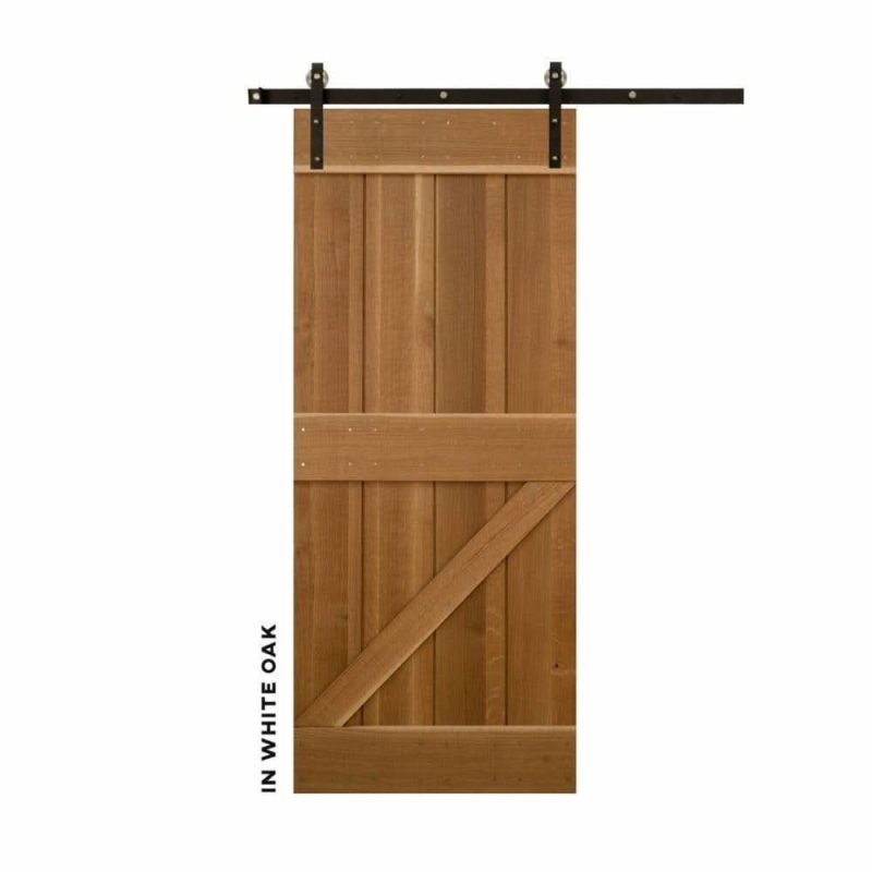 half z sliding barn door kit realcraft 15587194634336