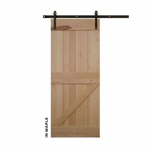 half z sliding barn door kit realcraft 15587238314080