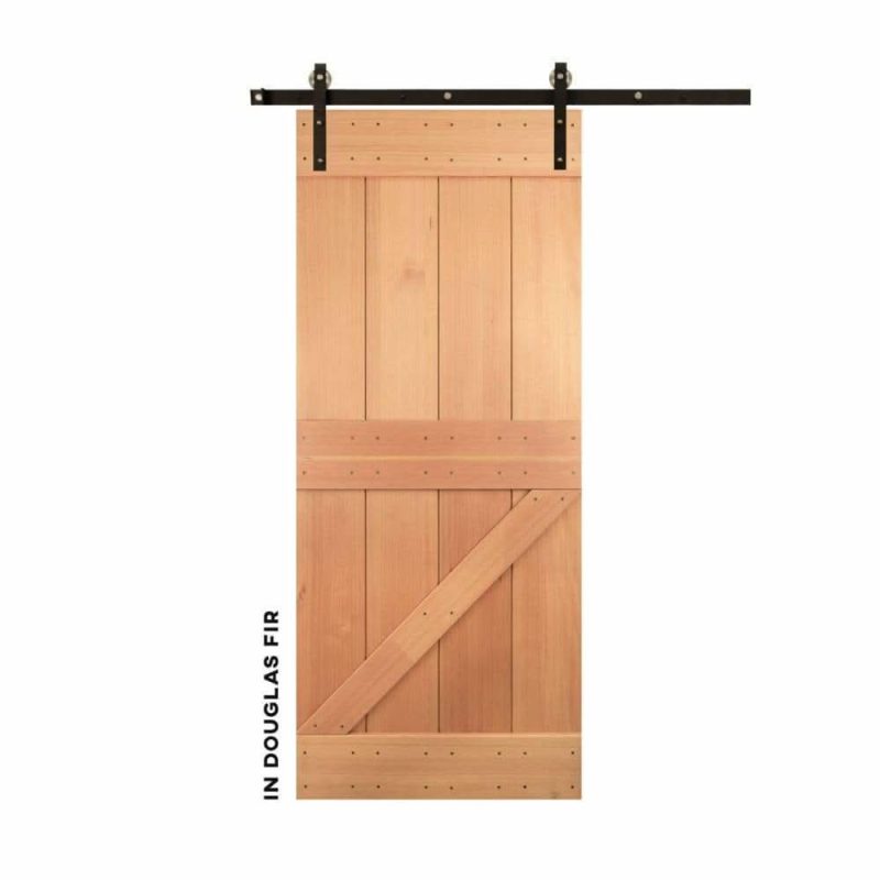 half z sliding barn door kit realcraft 15587320430688