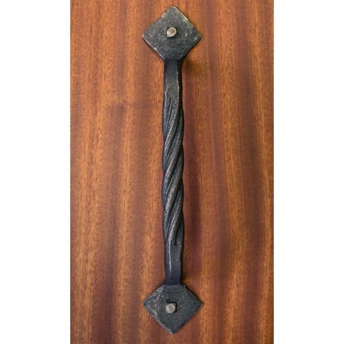 hand forged rope twist barn door handle realcraft pulls 15591654359136