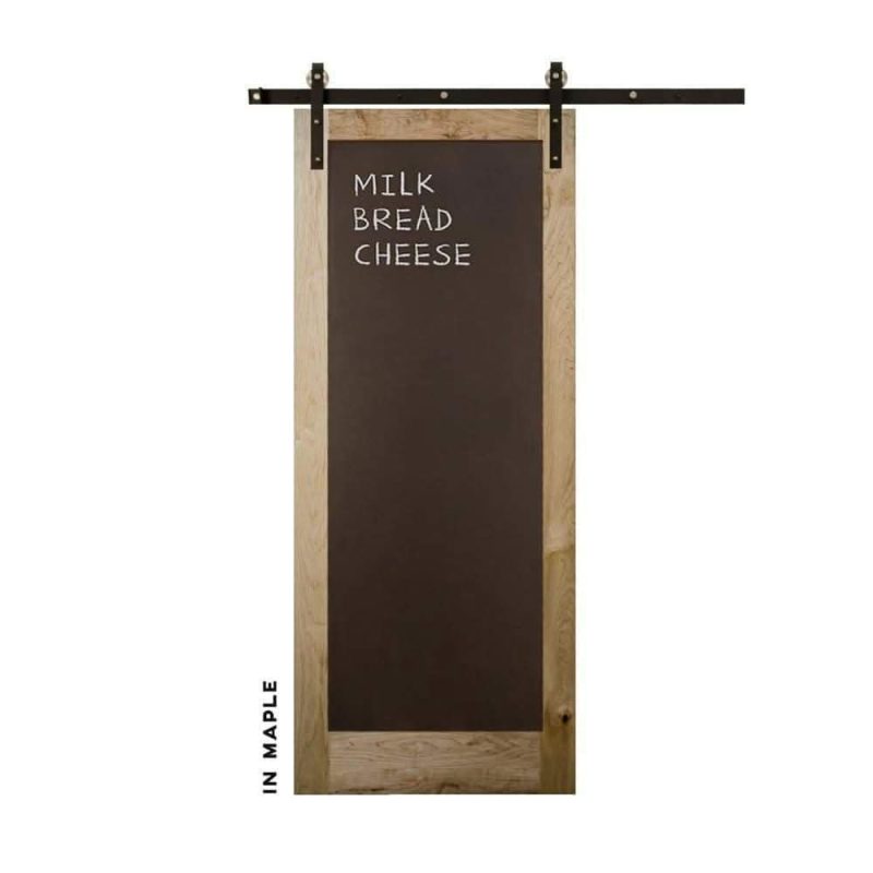 metal chalkboard sliding barn door realcraft barn door 15588593107040