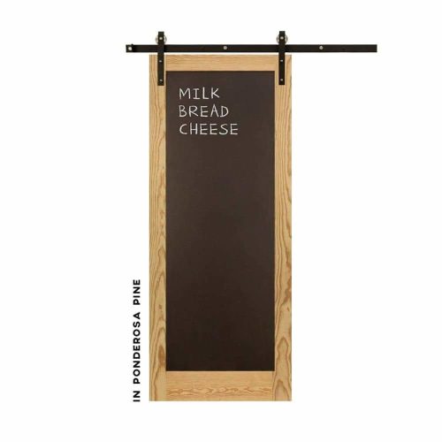 metal chalkboard sliding barn door realcraft barn door 15588780245088