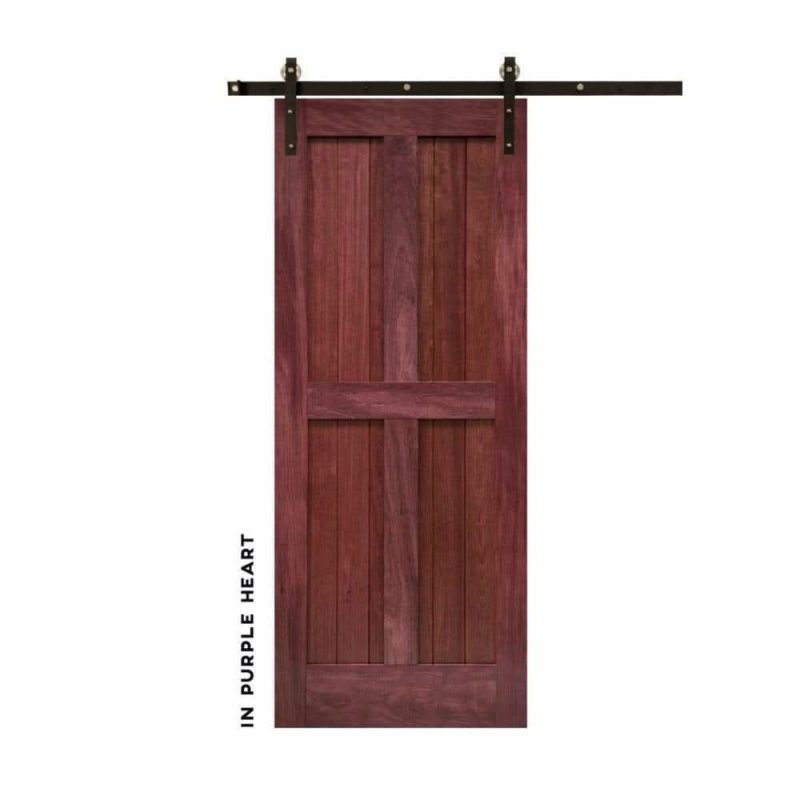 mid century modern 4 panel sliding barn door realcraft barn door 15589402607712