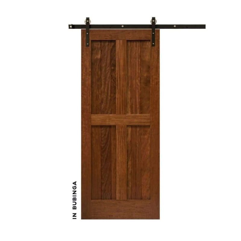 mid century modern 4 panel swinging barn door realcraft barn door 15589687951456