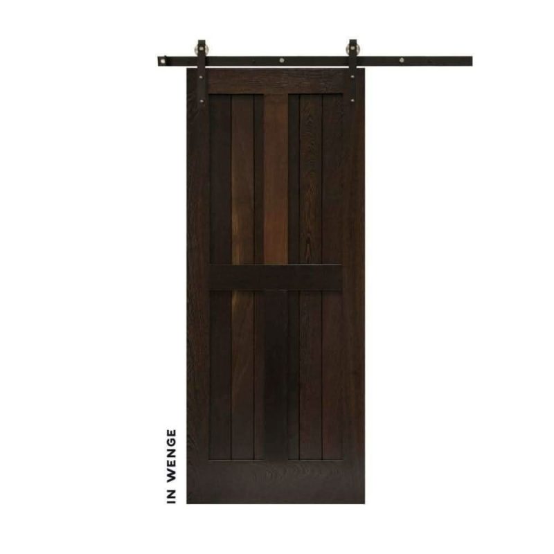 mid century modern 4 panel swinging barn door realcraft barn door 15589790941280