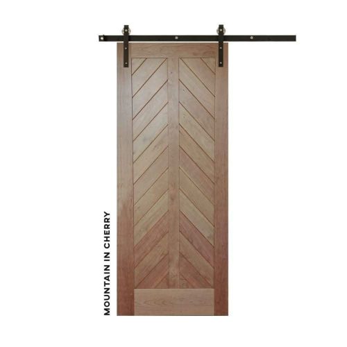 mountain chevron sliding barn door builder series sliding barn door 15590218956896