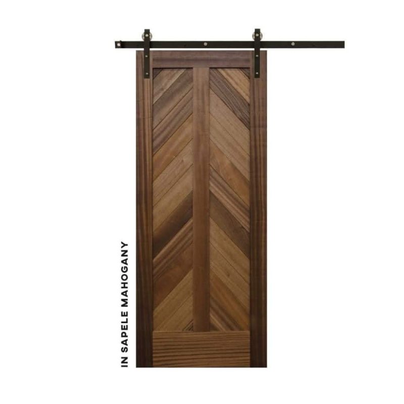 mountain chevron sliding barn door builder series sliding barn door 15590233604192