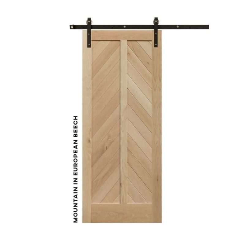 mountain chevron sliding barn door builder series sliding barn door 15590260146272