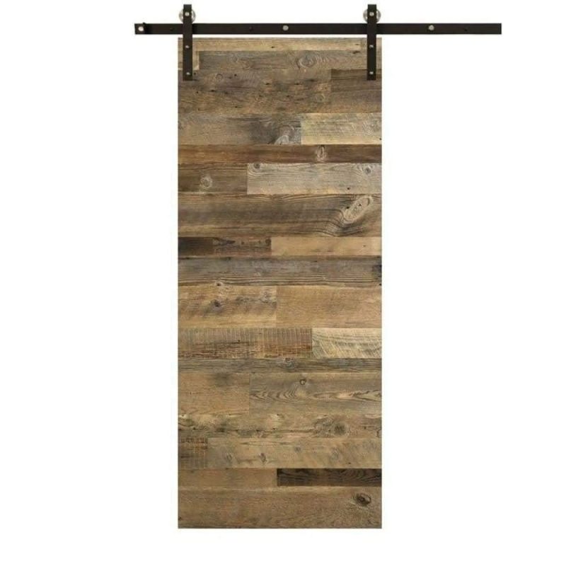 reclaimed plank sliding barn wood door realcraft barn door 15582247911520