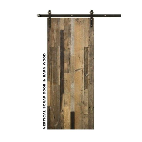 reclaimed plank sliding barn wood door realcraft barn door 15582274125920