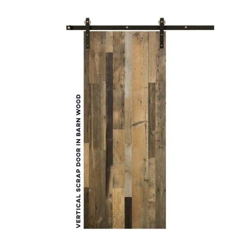 reclaimed plank sliding barn wood door realcraft barn door 15582274125920