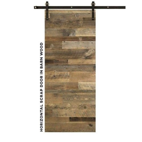 reclaimed plank sliding barn wood door realcraft barn door 15582279041120