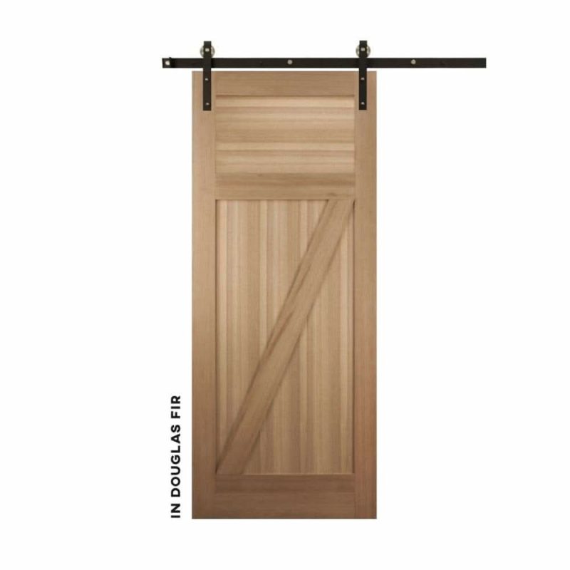 shaker style low z panel sliding door realcraft barn door 15582575427680