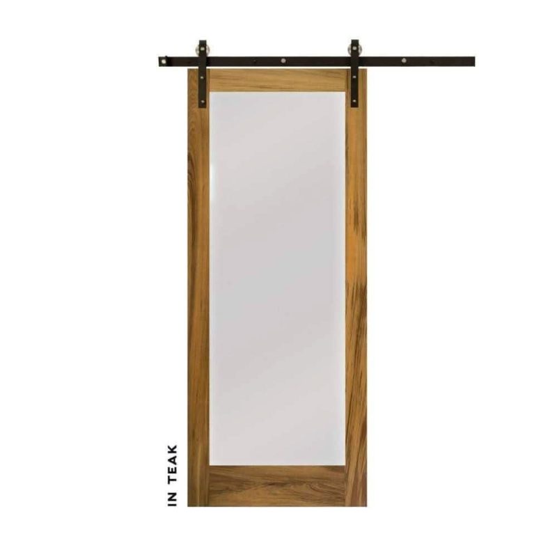 single panel sliding glass barn door realcraft barn door 15582862934112