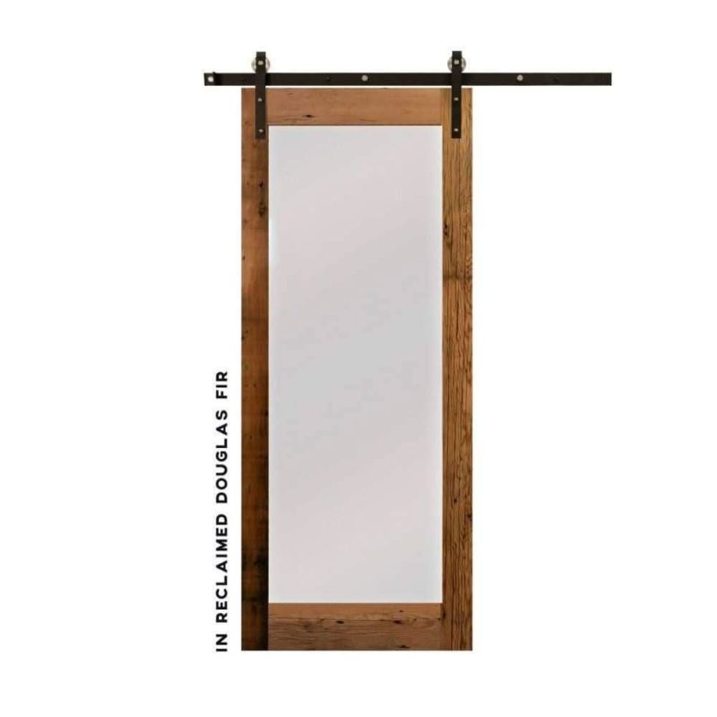 single panel sliding glass barn door realcraft barn door 15583547785312