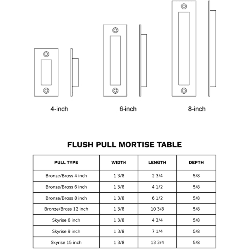 solid bronze flush sliding door pull handles realcraft pulls 15591689584736