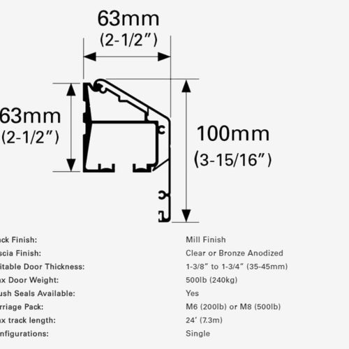 wall mount sliding door track kit realcraft 15578979139680 1936383d 2c0a 4ef9 b97c 89c52c5cb35a